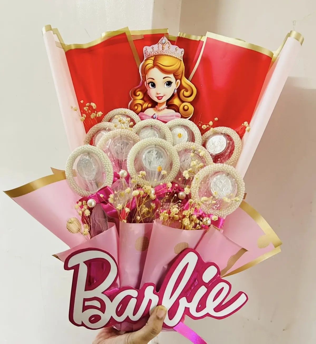 ✨ Barbie Silver Coin Bouquet ✨